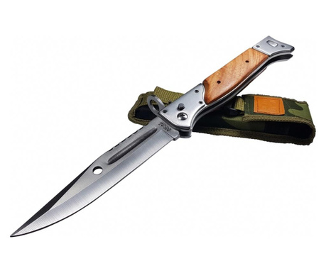 Нож ideallstore, АК-47 стил, сребърен, 22 cm