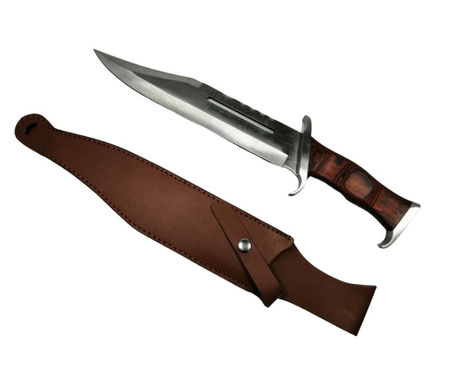 Rambo 3 kés, 42 cm, hüvely tartozik hozzá, Barna
