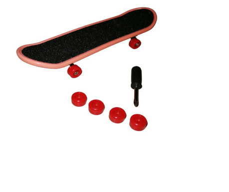 Mini Skateboard, Fingerboard Extreme, 9.5 cm, negru