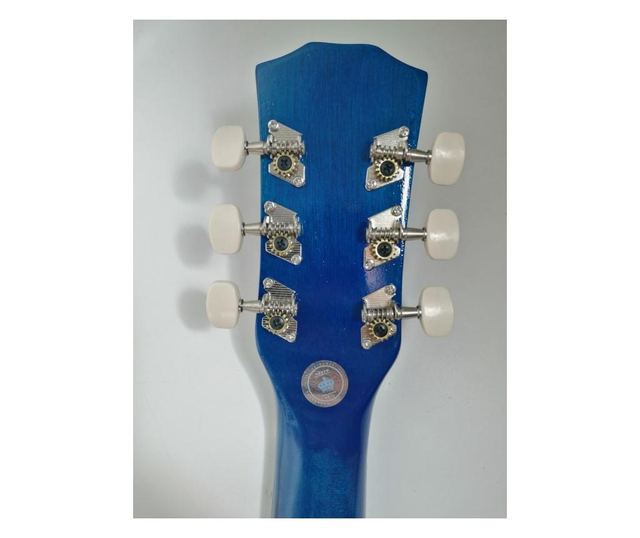Κλασική ξύλινη κιθάρα 95 cm, Deluxe Edition, Cutaway Country Blue