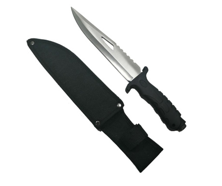 Нож ideallstore, 33.5 см, джунглова треска, сребърен