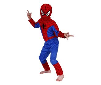 Pókember jelmez gyerekeknek IdeallStore®, True Hero, S-es méret, 3-5 éves korig, piros