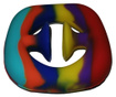 Jucarie antistres senzoriala, cauciuc, 5 cm, multicolor