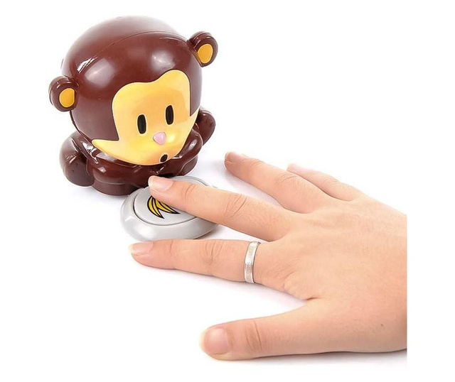 Mini aparat pentru uscarea ojei Mani Monkey, pentru manichiura, dimensiuni reduse, usor de utilizat, design creativ, Doty  9x7x8