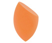 Set Bonita cu buretel cosmetic in forma de ou si dispozitiv de curatare faciala, din silicon, mov/portocaliu, Doty  6x4x4