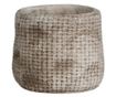 Ghiveci ceramic rotund Kyan bej, cu diametrul de 8