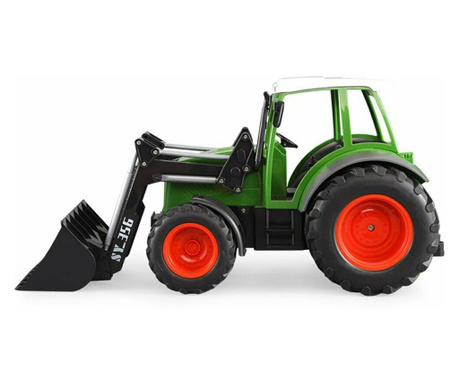 Tractor cu telecomanda si incaractor frontal E356-003 1:16