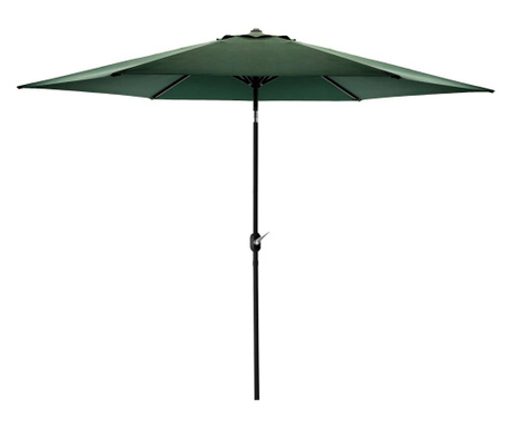 Umbrela terasa gradina, cu inclinare si husa, 300cm, Verde