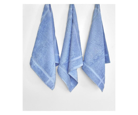 Zestaw 3 ręczników Light Blue