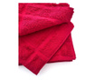 Set 3 prosoape de bucatarie Abece, Red, bumbac, 50x50x2 cm, rosu