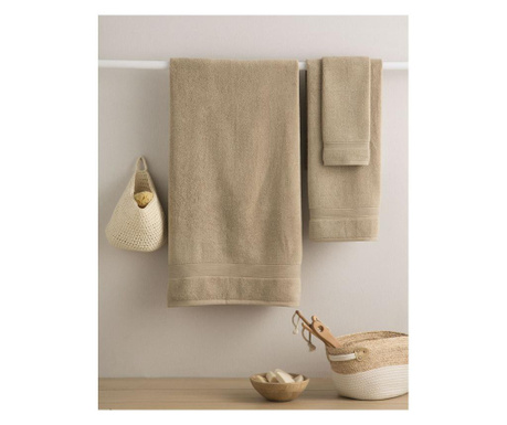 Zestaw 3 ręczników Beige