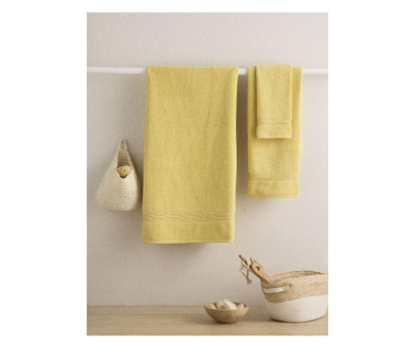 Zestaw 3 ręczników Mustard