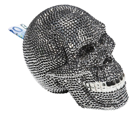 Pusculita skull crystal argintiu