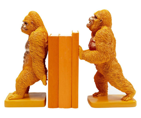 Suport de carti gorilla portocaliu (2/set)
