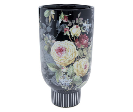 Vaza decorativa rose magic negru 27 cm