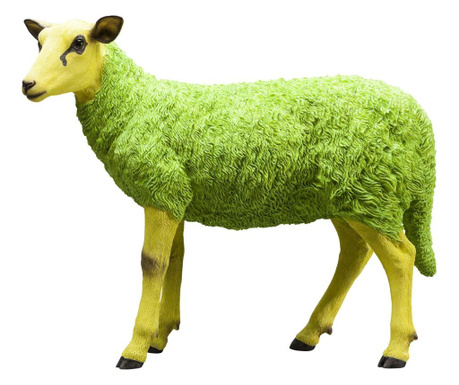 Figurina decorativa sheep colore verde