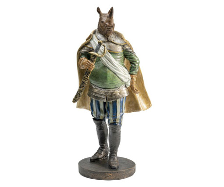 Figurina decorativa sir rhino standing