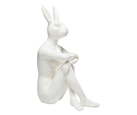 Figurina decorativa gangster rabbit white