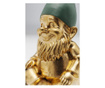 Figurina decorativa zwerg sitting gold green 19cm