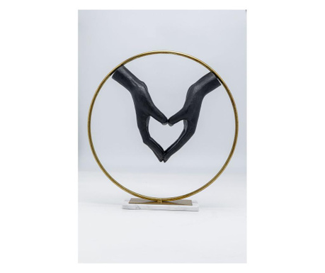 Obiect decorativ elements heart hand 62cm