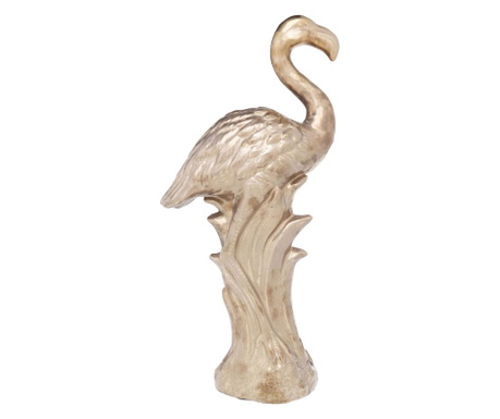 Figurina decorativa flamingo side gold