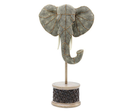 Obiect decorativ elephant head pearls 49 cm