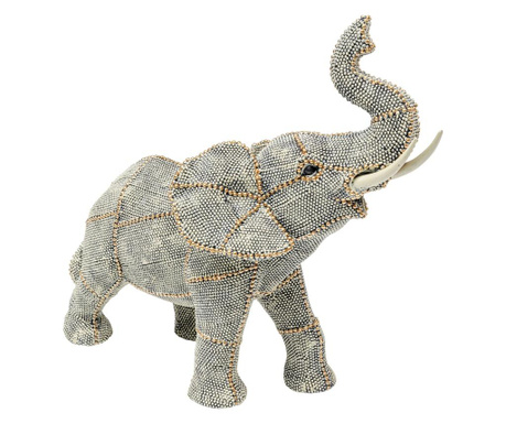 Obiect decorativ walking elephant pearls mic