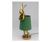 Veioza animal rabbit auriu/verde 68cm