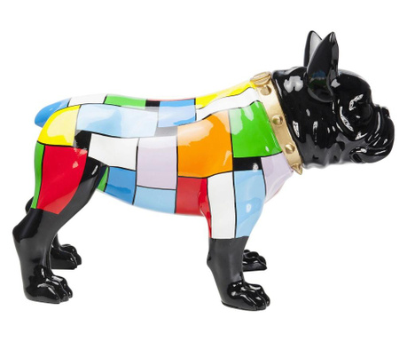 Figurina decorativa bulldog colore