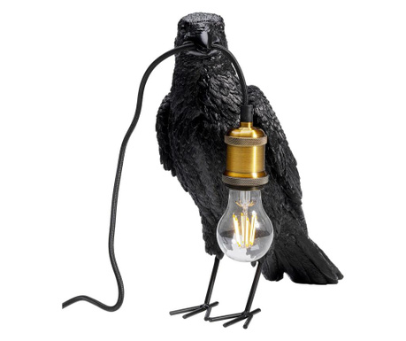 Veioza crow mat neagra
