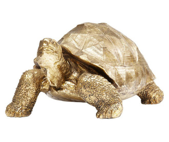Figurina decorativa turtle auriu m