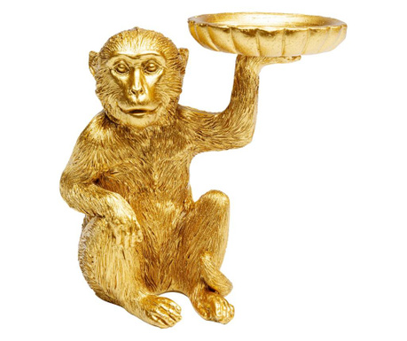 Figurina decorativa monkey tealight holder 11cm