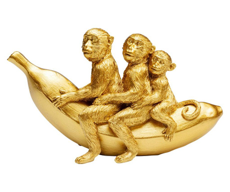 Figurina decorativa banana ride 12cm