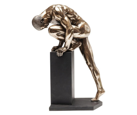 Obiect decorativ nude man stand bronze 35cm