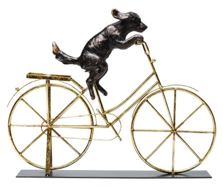 Obiect decorativ dog with bicycle