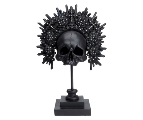 Obiect decorativ king skull negru 49 cm