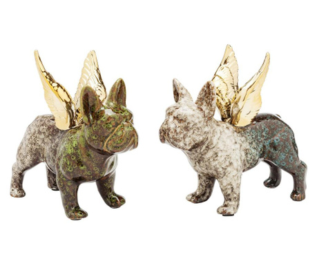 Figurina decorativa angel wings dog sortiment(buc)