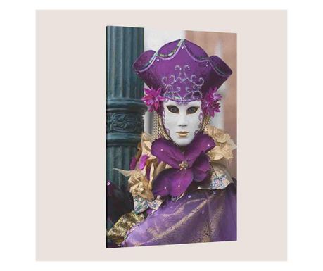 Gold and purple, tablou canvas, Contemporary