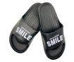 Papuci de plaja sau piscina cu imprimeu Smile pentru barbati marime 41