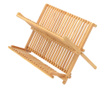 Koopman Excellent Houseware összecsukható edénycsepegtető, bambusz, 42x35x38 cm, barna