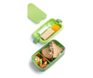 Кутия за храна / гювеч, пластмаса, запечатана, с прибори, зелена, 1,3 L, 23x13x7 см, Curver