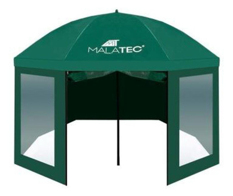 Риболовен чадър, тип шатра, зелен, 205x165 / 220 см, malatec