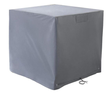 Защитен калъф за градински стол, полиетилен, сив, 90x80x80 см