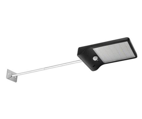 Mercaton® napelemes fali lámpa, utcai, LED SMD, mozgásérzékelő, 3 világítási mód, 5 W, 450 lm, IP65