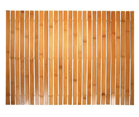 Fürdőszőnyeg, bambusz, natúr, 50x80 cm, Haiti