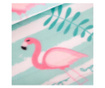 Patura picnic model flamingo albastru Springos