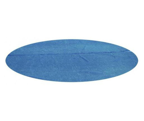 Napelemes ponyvás medencetakaró 366 cm, kerek, kék, 356 cm, Bestway FlowClear