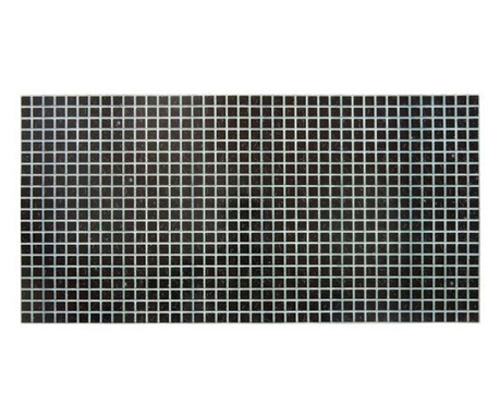 Dekoratív panel, PVC, mozaik minta, fekete, 96x48,5 cm, Mercaton®