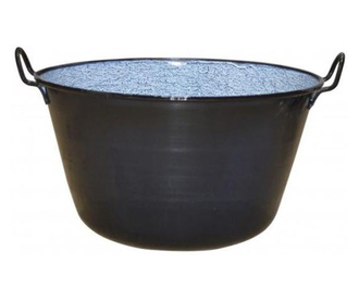 Метален чайник с дръжка, 100 л, черен, MCT-5294