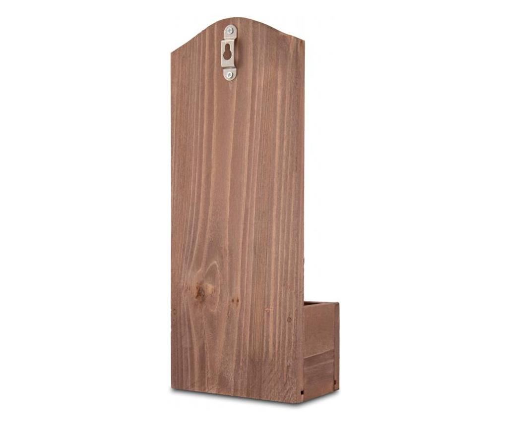 Отварачка за бутилки за стена, с кош - 3